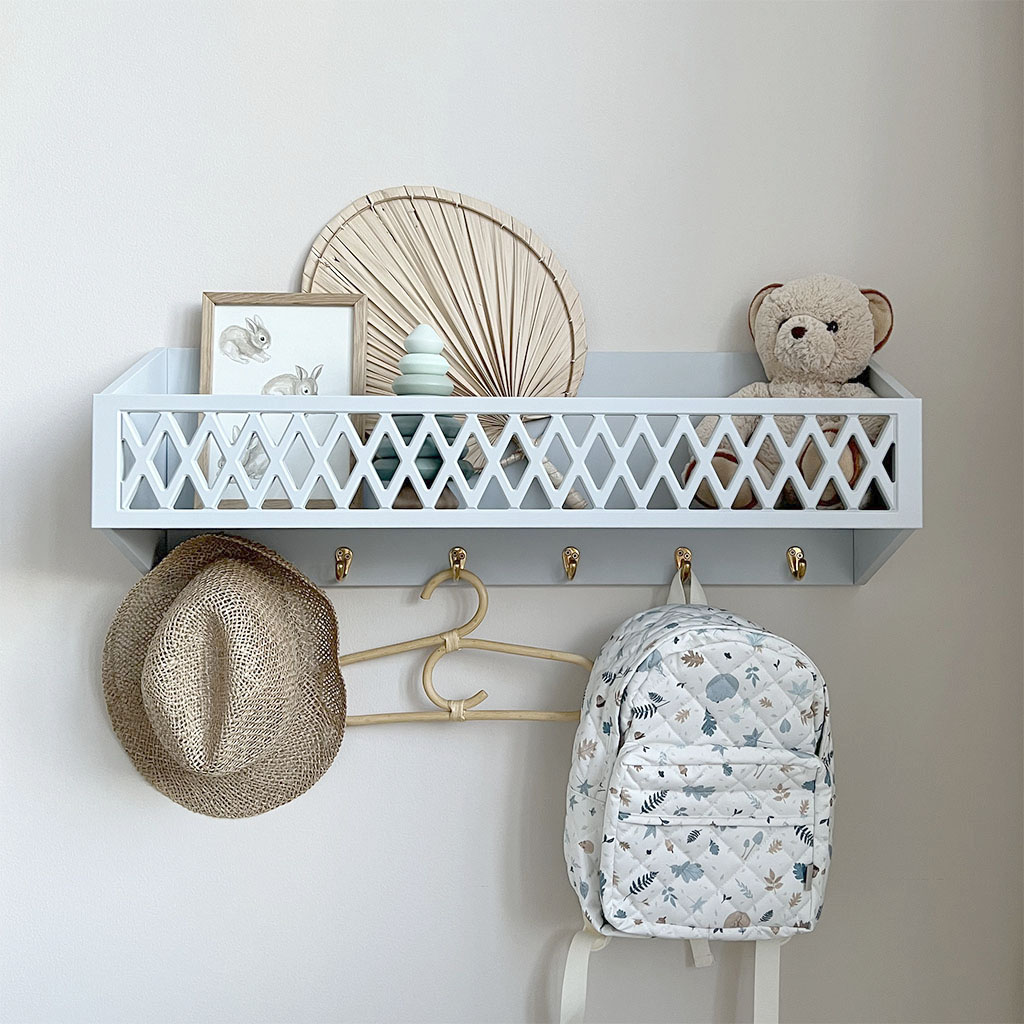Cam Cam Copenhagen Shelf with Hooks